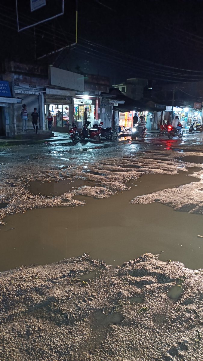 NH-37, Dergaon town area.