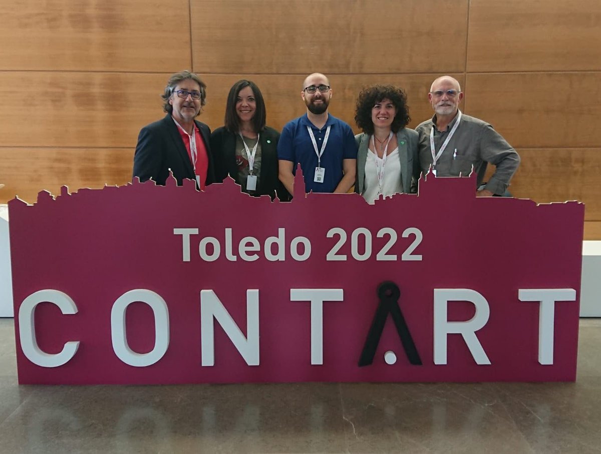 caateete's tweet photo. 👷♀️👷♂️ Des del CAATEETE vam assistir a la IX Convenció de l'Arquitectura Tècnica que va tindre lloc a Toledo.
👏 Enhorabona a @aparejadoresTO, @CONTART2022 i al @CGATEsp per l'organització!
#Contart2022 #ContartToledo #AparelladorsEbre #CAATEETE #Edificacio https://t.co/e6p45o4oYq