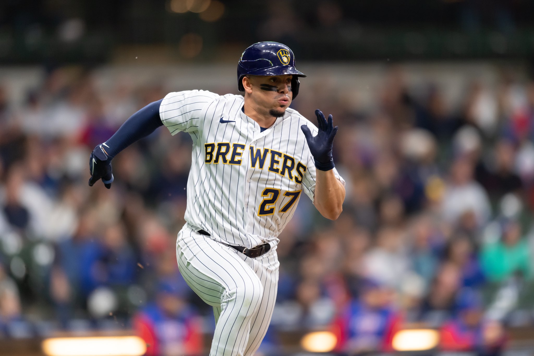 willy adames jersey brewers
