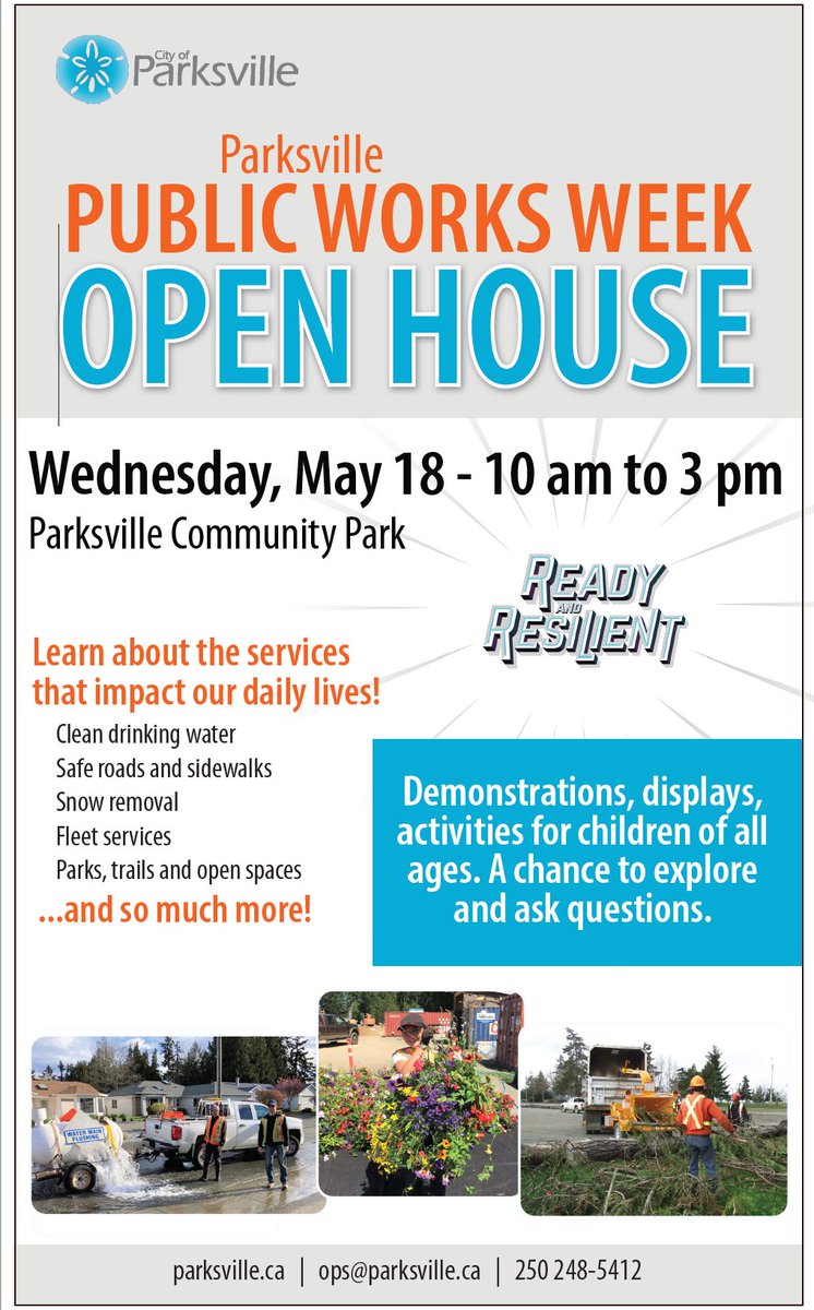 Coastalinvasive's tweet photo. Come visit our booth at the Parksville Public Works Day today! https://t.co/X1Mi2Y8IhX