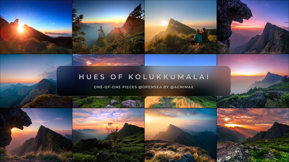 <a href="/0xC0113C7/">0xC0113C7.eth</a> Hues of Kolukkumalai is a collection of 1/1 photos featuring sunrises from Kolukkumalai <a href="/opensea/">OpenSea</a>

opensea.io/collection/hue…

Floor 0.1Ξ