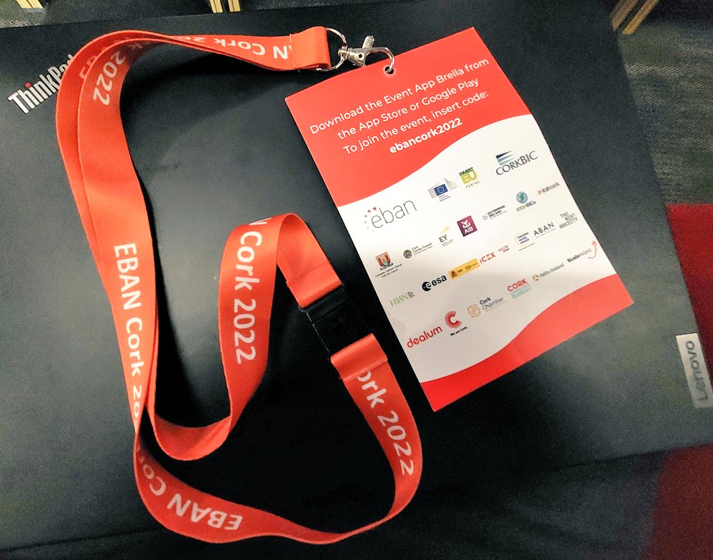 All set for #EBANCork in Pairc Ui Chaoimh.  ....... Great to be at in person events again@