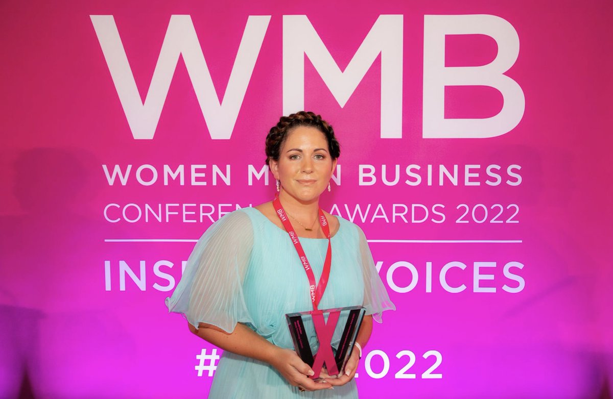 ie_alana's tweet photo. A huge congratulations to Alana founder Niamh Parker
who received female entrepreneur of the year at the Women mean business awards.
Niamh is an amazing mentor and an inspiration to all of us at Alana.
#awardwinner #wmb #femaleentreprenuer #techcomapny #ireland #irishbusines https://t.co/RGy3x56yic