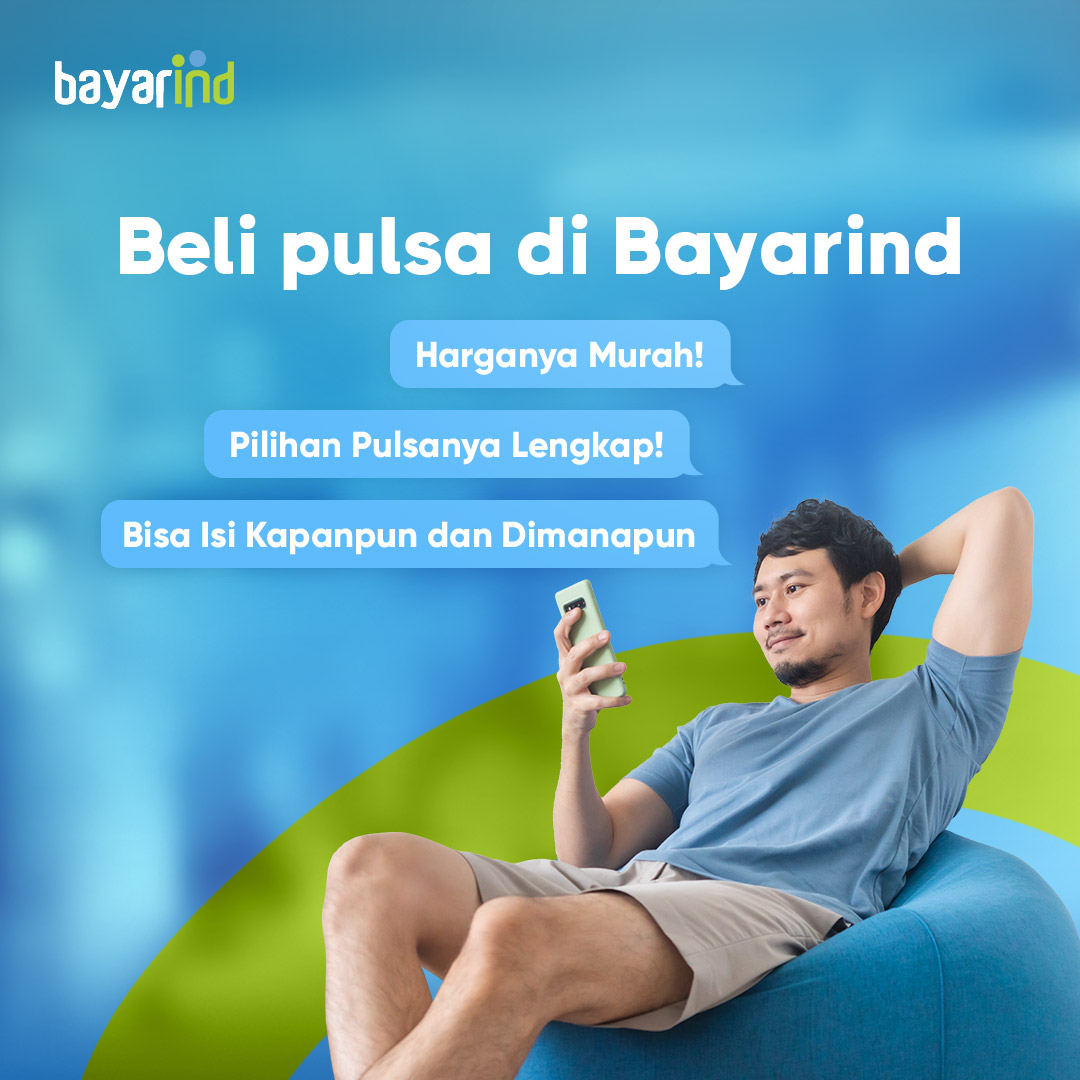 BayarindID's tweet photo. Yang mau telfonan lancar, yuk isi pulsa kamu dulu!

Belinya pakai Bayarind aja, karena pilihan pulsanya lengkap, harganya murah, bisa diisi kapanpun &amp; dimanapun kamu mau. https://t.co/7q2whqOnZU