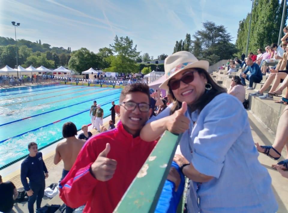 ClarMansfield1's tweet photo. Congratulations to the Philippine Swimming Team who participated in the 10th Circle of Swimmers of Melun in France.  All 8 members of the Philippine team won medals in their respective categories. My nephew,Yuan Parto, bagged 2 silvers in the 100M and 200M butterfly category. https://t.co/8UQX7tJzHi