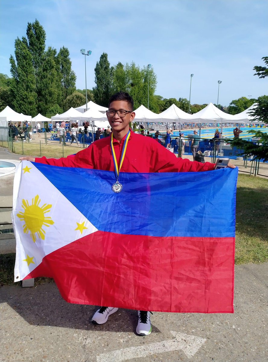 ClarMansfield1's tweet photo. Congratulations to the Philippine Swimming Team who participated in the 10th Circle of Swimmers of Melun in France.  All 8 members of the Philippine team won medals in their respective categories. My nephew,Yuan Parto, bagged 2 silvers in the 100M and 200M butterfly category. https://t.co/8UQX7tJzHi