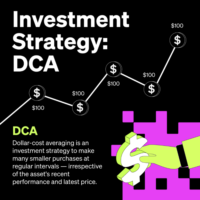 okx's tweet photo. #OKX101: DCA

📊 Dollar-cost averaging is a #crypto investment strategy, that investors with a strong belief in an asset's future price appreciation, can use to build a position over time.

Click below to learn more ⤵️