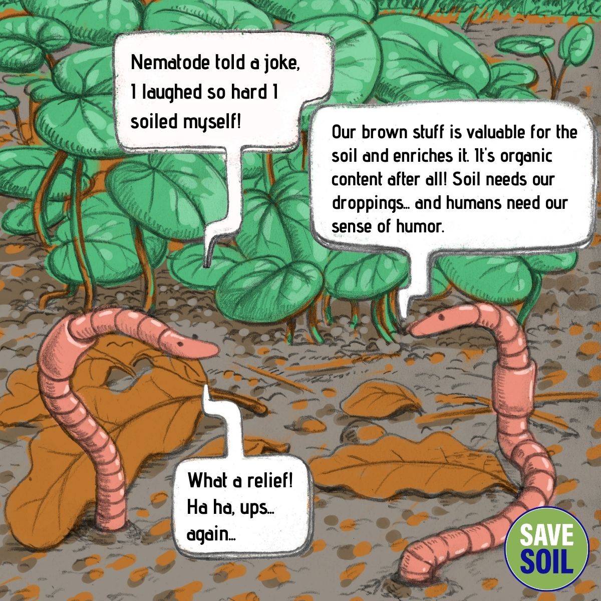 cpsavesoil's tweet photo. Soil is a living ecosystem that supports and is supported by millions of little creatures, who have as much right to live here as we do. By ensuring that they thrive, we can ensure that Soil is rich and fertile. #SaveSoil
Action now: https://t.co/z6MmqMf5nE #ConsciousPlanet https://t.co/d8emZDEcc0