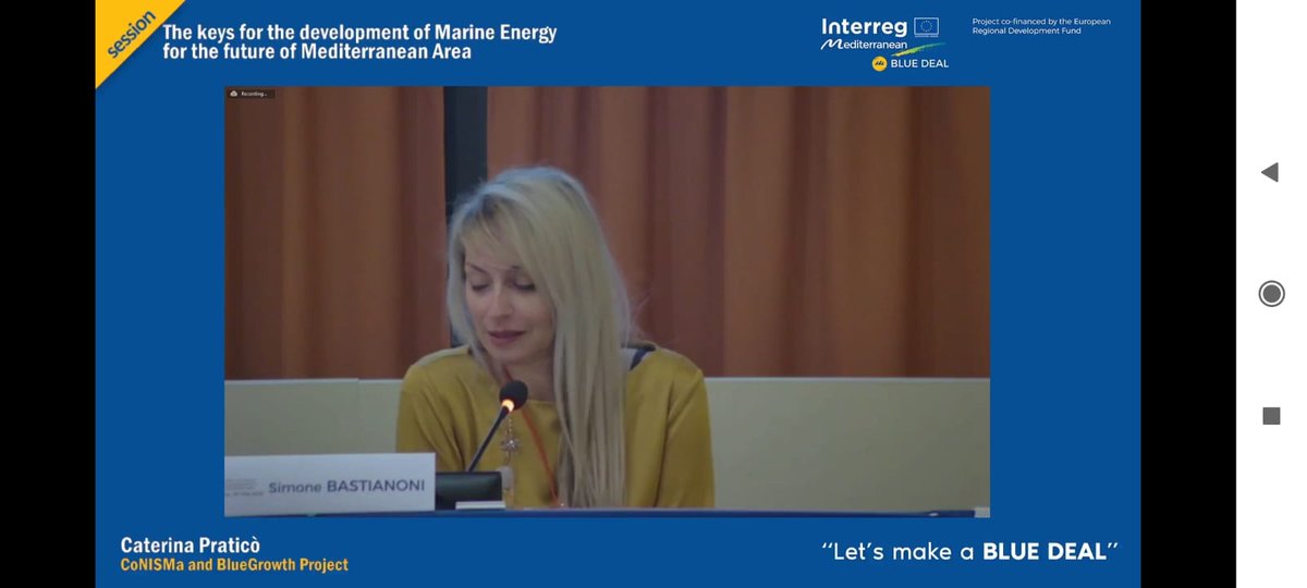 bluedeal_med's tweet photo. #BDFinalConference
🗣️Caterina Praticò @BlueGrowthCom is currently presenting some results achieved by some past projects, whose results and outcomes align with those pursued by the #BDproject. This initiatives are contributing to the enhancement of alternative #MRE sources https://t.co/ActCBfqU0F
