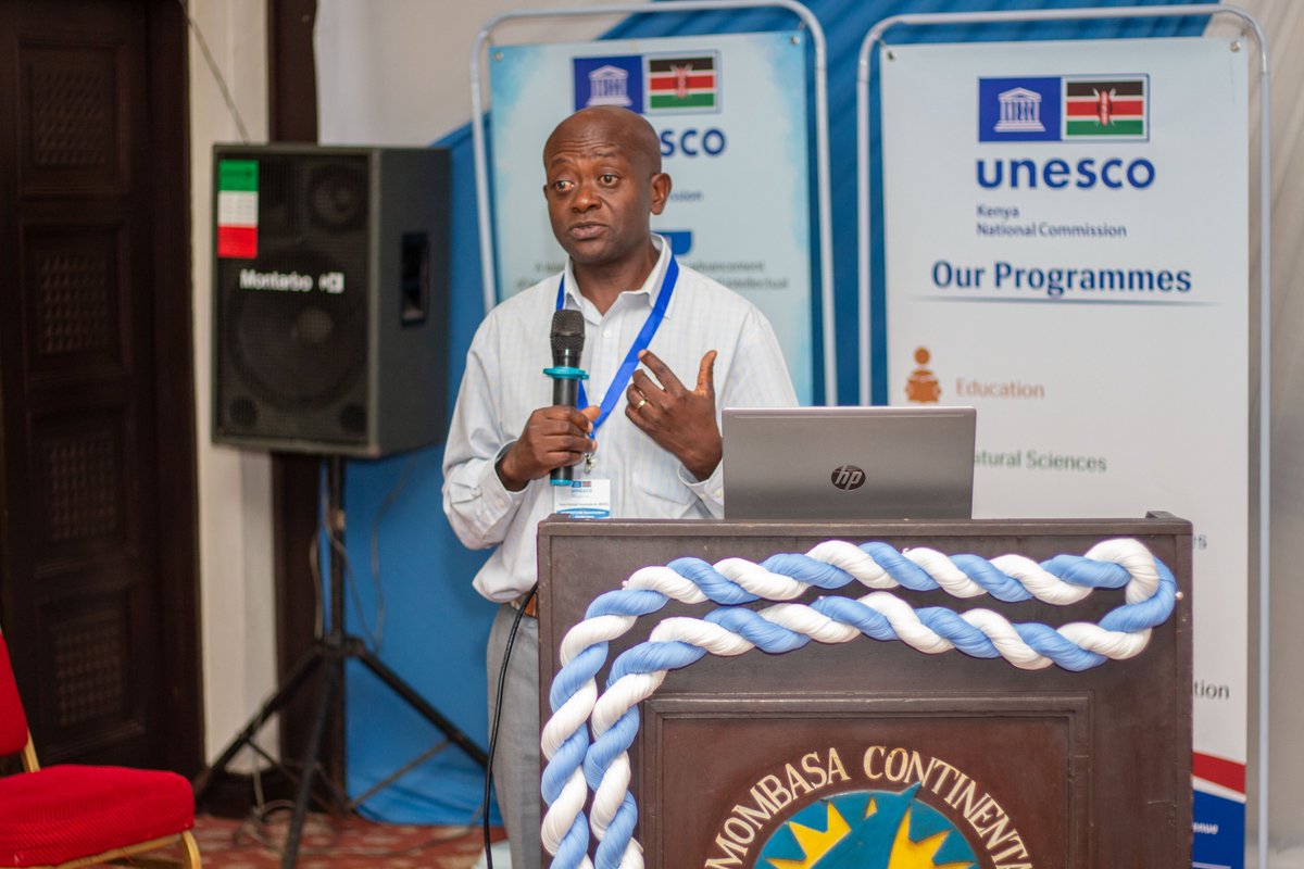 NatcomUnescoKe's tweet photo. Today, Dr. George Eshiamwata, Ag. Director Research and Consultancy & Deputy Director, Natural Sciences Programme made a presentation on research and consultancy initiatives at #KNATCOM6Conference. https://t.co/kEAu5LZcwr