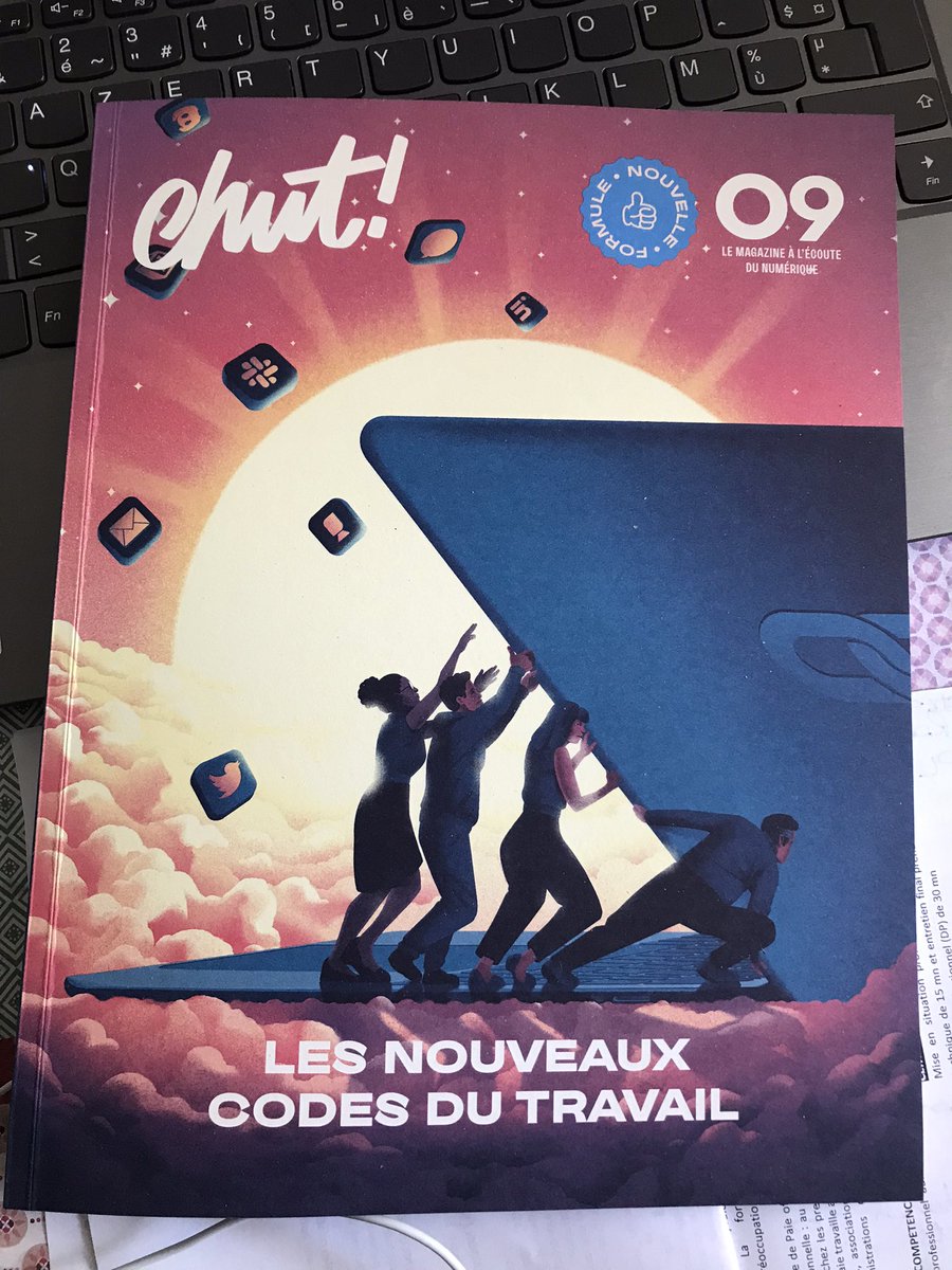 J’ai reçu mon <a href="/Chut_magazine/">Chut Magazine</a> ce matin 🤓
Et surprise ++ dès le sommaire avec l’invité du grand entretien <a href="/AnthonyBabkine/">Anthony Babkine</a>  
Merci pour le #totebag 🙏
#magazine #numerique #diversité #nouveauxcodes