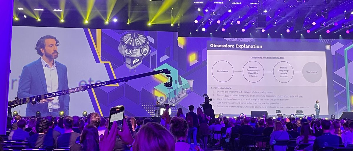 No matter what you think the #Metaverse will be able to do, it will suck super hard if we put Content in it like these power point slides from hell #OMR2022 #SorryNotSorry