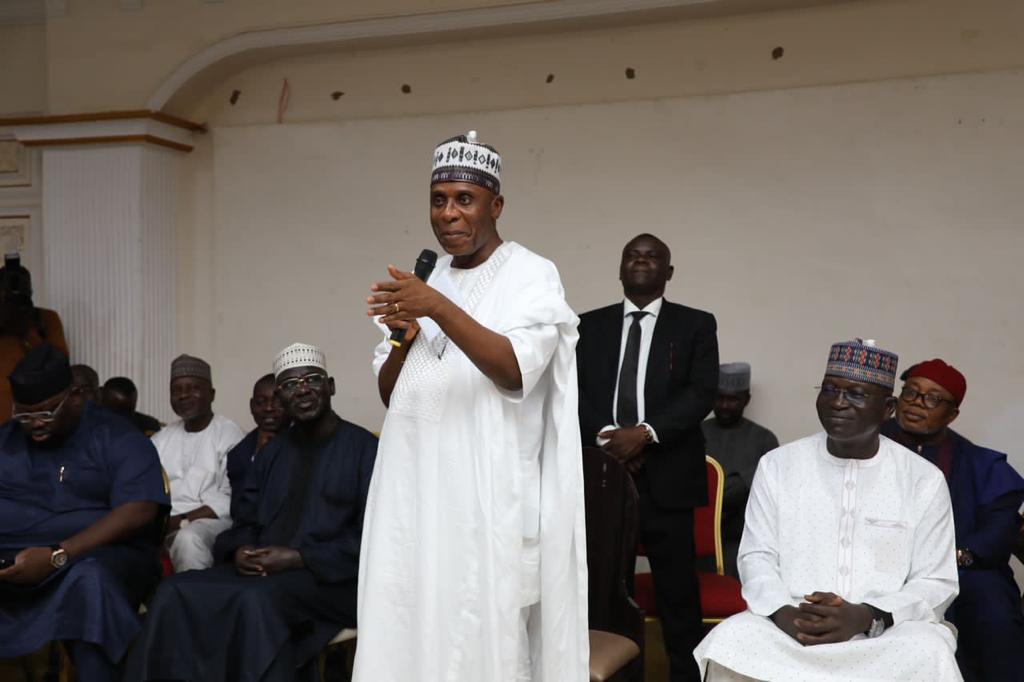 NSGFCRA's tweet photo. The frontline Presidential Hopeful of the All Progressives Congress Rt. Hon. Chibuike Rotimi Amaechi  Meets FCT APC delegates for consultations. https://t.co/TyJTdh9kqh