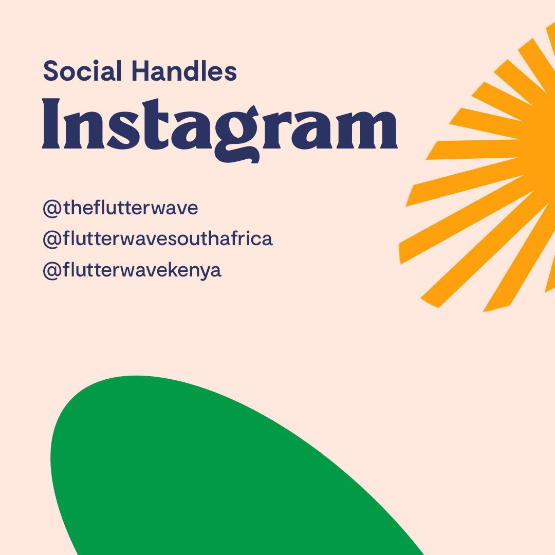 theflutterwave's tweet image. Important ๐จ
If you're not sure if your message is going to our official social media account, here are our handles along with the ways you can reach us.