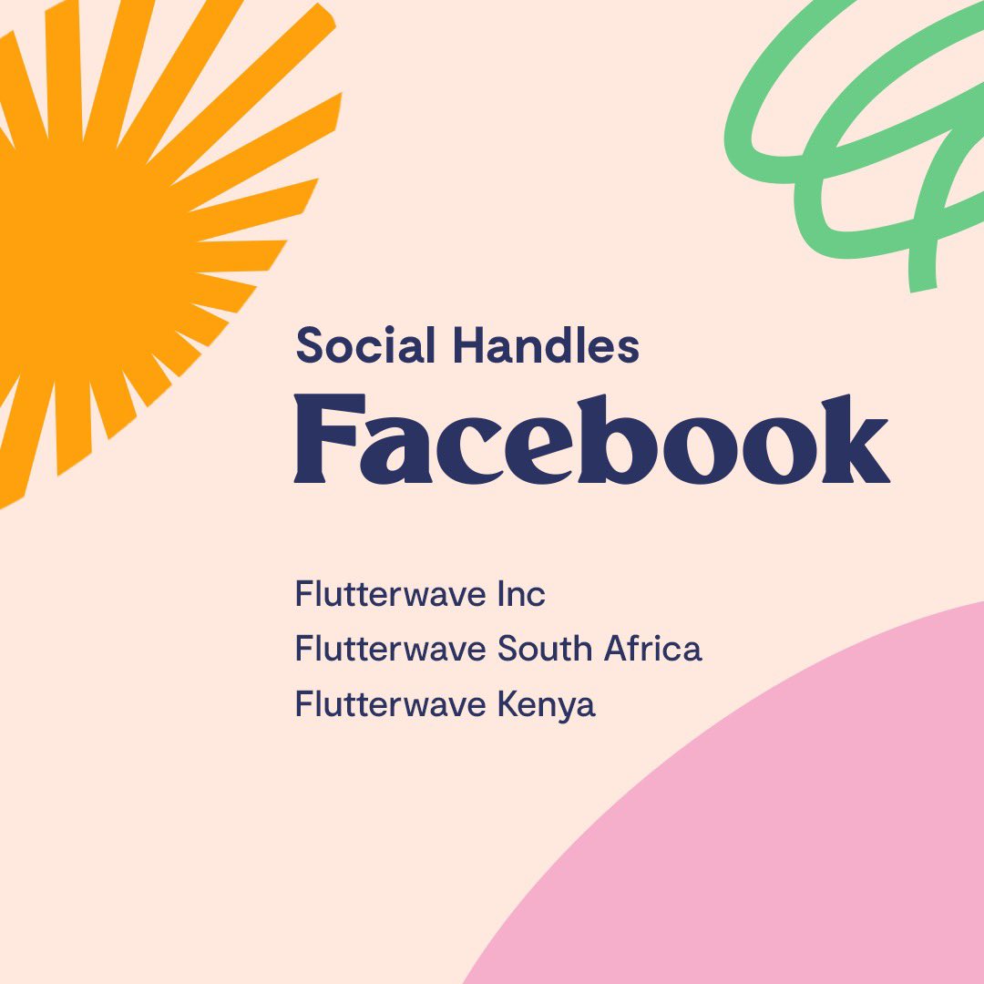 theflutterwave's tweet image. Important ๐จ
If you're not sure if your message is going to our official social media account, here are our handles along with the ways you can reach us.