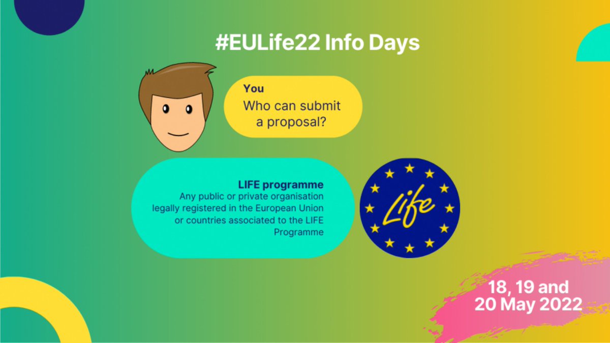 NFOSiGW's tweet photo. Przypominamy, że wystartowały #EULife22 Info Days.
Szczegóły➡️ https://t.co/HgBbMMb5bK
🇪🇺 #ProgramLIFE #FunduszeUE #KomisjaEuropejska #NFOŚiGW #UE #EU #LIFE #naboryLIFE https://t.co/gBgKqryBoD