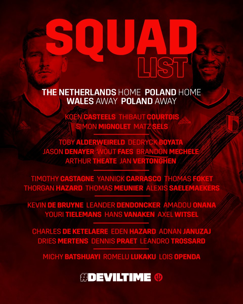 BelRedDevils's tweet photo. 3️⃣2️⃣ Devils to start our #NationsLeague campaign! 🔥 #DEVILTIME https://t.co/65rcF8jtT9