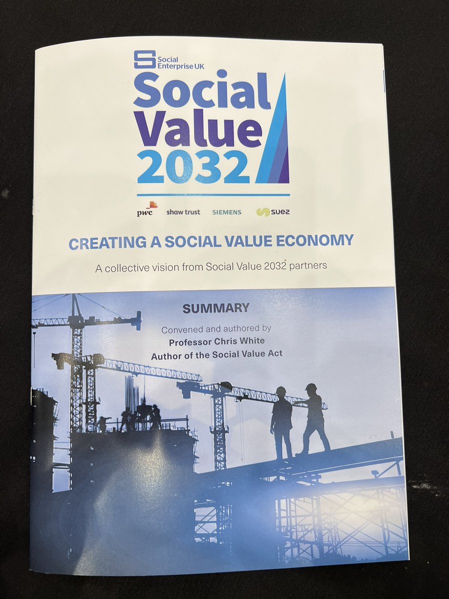 Delighted to be at the Social Value Leaders Summit courtesy of <a href="/suez/">SUEZ</a>, it’s such an important and exciting aspect of our work <a href="/WestLondonWaste/">West London Waste</a>