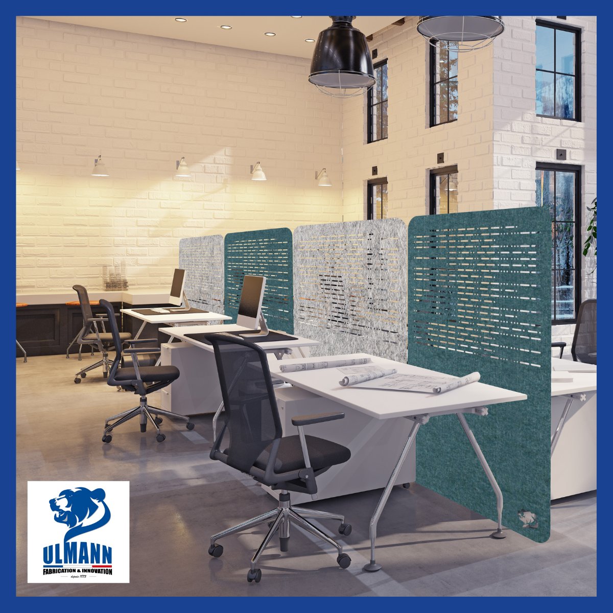 ByUlmann's tweet photo. NOUVEAU : une #gammeacoustique personnalisable
Nos panneaux sont #découpables et i#mprimables. Ils vous offrent la possibilité d'imprimer le visuel de votre choix et de changer de décor selon les tendances du moment. 
Retrouvez-nous sur #workspace https://t.co/KGUsyhcKHx