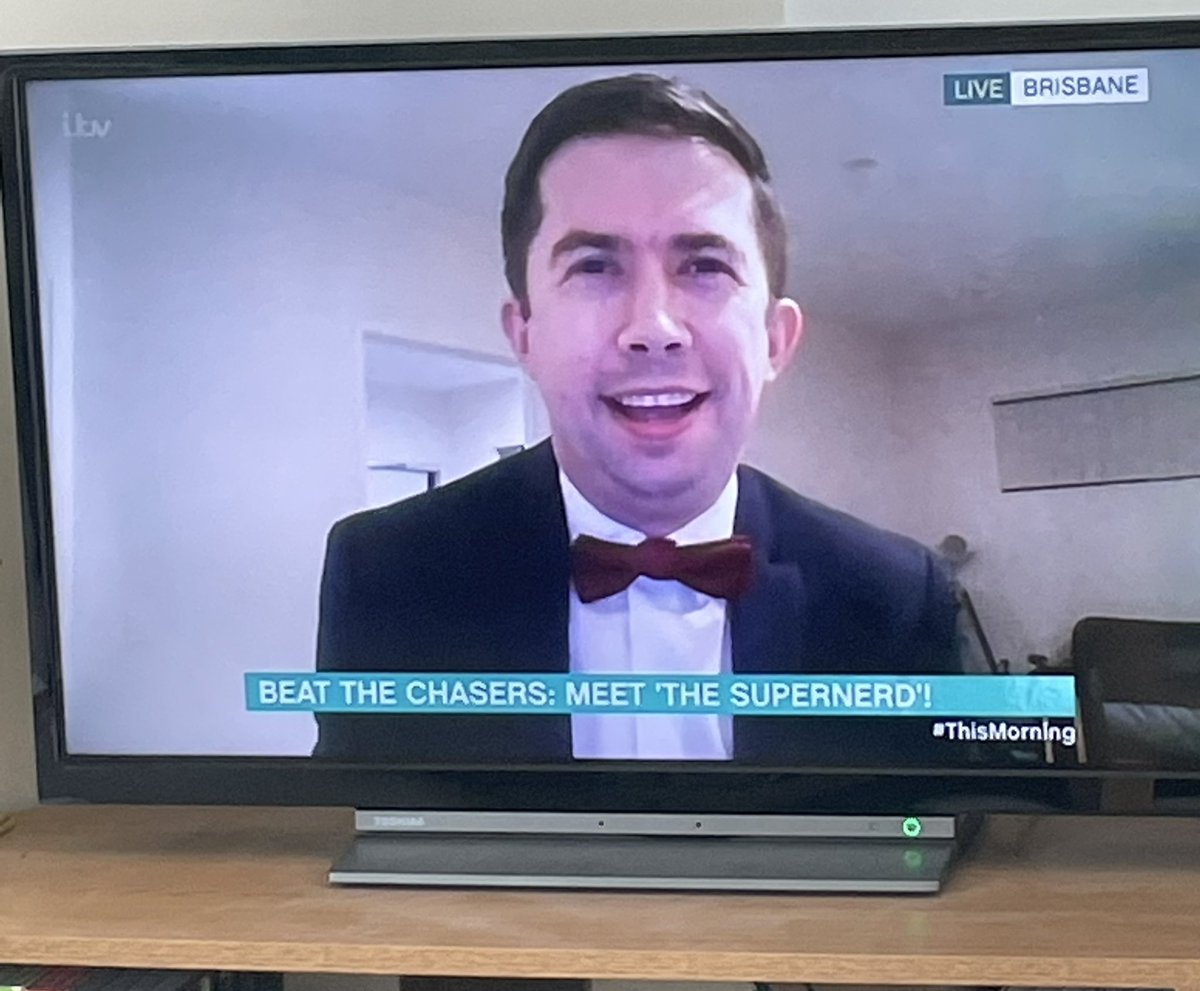 Look whose on the tv this morning never realised he’d lived in the U.K. <a href="/jennifer_0ng/">a teenager who should know better</a> and <a href="/Issa25/">Issa Schultz</a>
