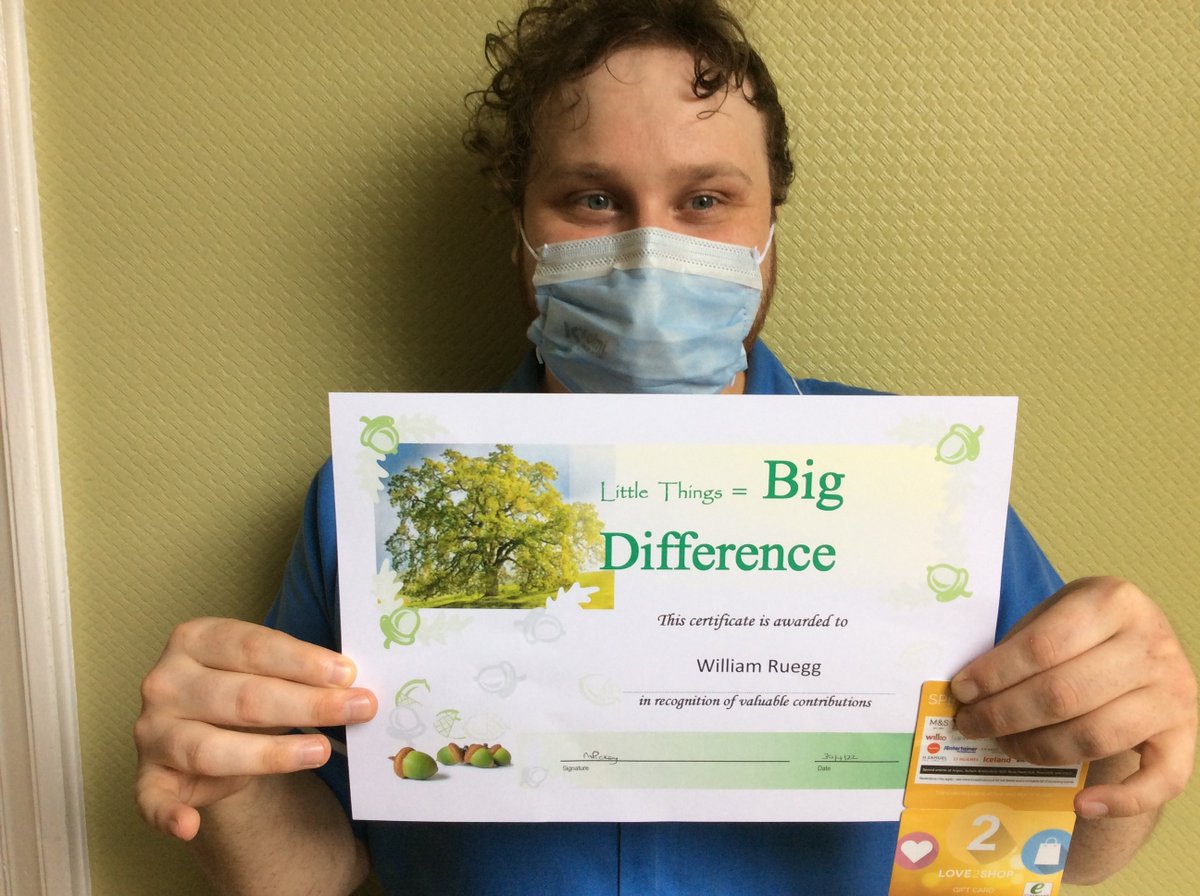 CedarCourtHome's tweet photo. 🌟Congratulations William🌟 Thank you for your continued care and support #cedarcourtnursinghome #teamwork  #caringiseverything  #amazingcareteam https://t.co/PDbRei6ztn