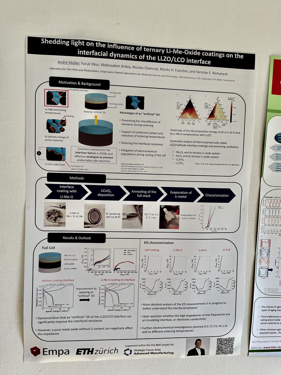 muellerandre96's tweet photo. Already looking forward to the next edition of #operando Batt conference. Excellent talks, great atmosphere, and super interesting discussions. On top: my first own poster at a conference. Thanks to the organizers. :) #battchat https://t.co/FJWQENbIsm