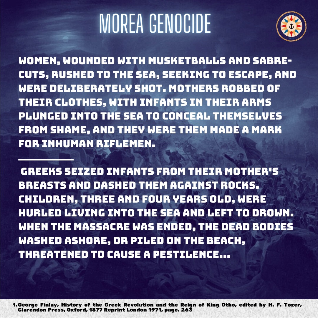 🔴1821-Morea Genocide

📌In the spring of 1821, tens of thousands of Turks were subjected to genocide by the Greeks;