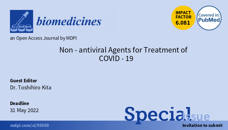 ZouArya's tweet photo. #Emerging Welcome to read our latest paper “Drugs Modulating Renin-Angiotensin System in COVID-19 Treatment” published in the special issue "Non-antiviral Agents for Treatment of COVID-19"  https://t.co/t6VTQg9Uwy
@Biomed_MDPI https://t.co/ETp6TWv2eD