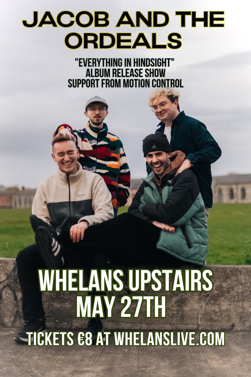 Hello Gang, I’m playing a show in Whelans Upstairs next Friday. Tickets are v low so if you can, please grab one (only €8) and enjoy the big rock show x