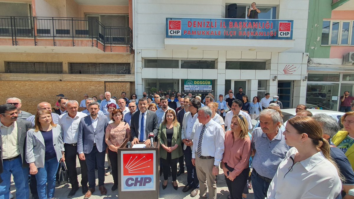 GulizarBicer's tweet photo. Denizli...
İstanbul İl Başkanımız Canan Kaftancıoğlu'na yapılan haksızlığı, 81 ilde gerçekleştirdiğimiz basın açıklamasıyla protesto ettik.
#CananBizimdir https://t.co/SvWlEhXPHX