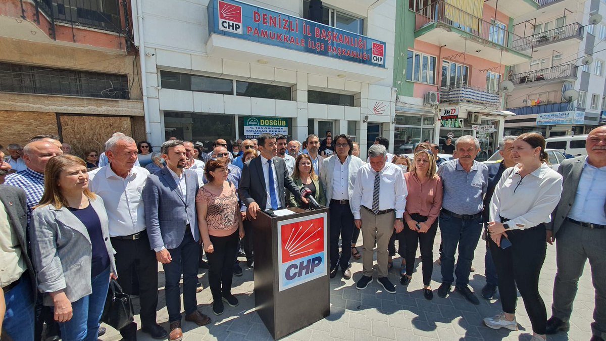 GulizarBicer's tweet photo. Denizli...
İstanbul İl Başkanımız Canan Kaftancıoğlu'na yapılan haksızlığı, 81 ilde gerçekleştirdiğimiz basın açıklamasıyla protesto ettik.
#CananBizimdir https://t.co/SvWlEhXPHX