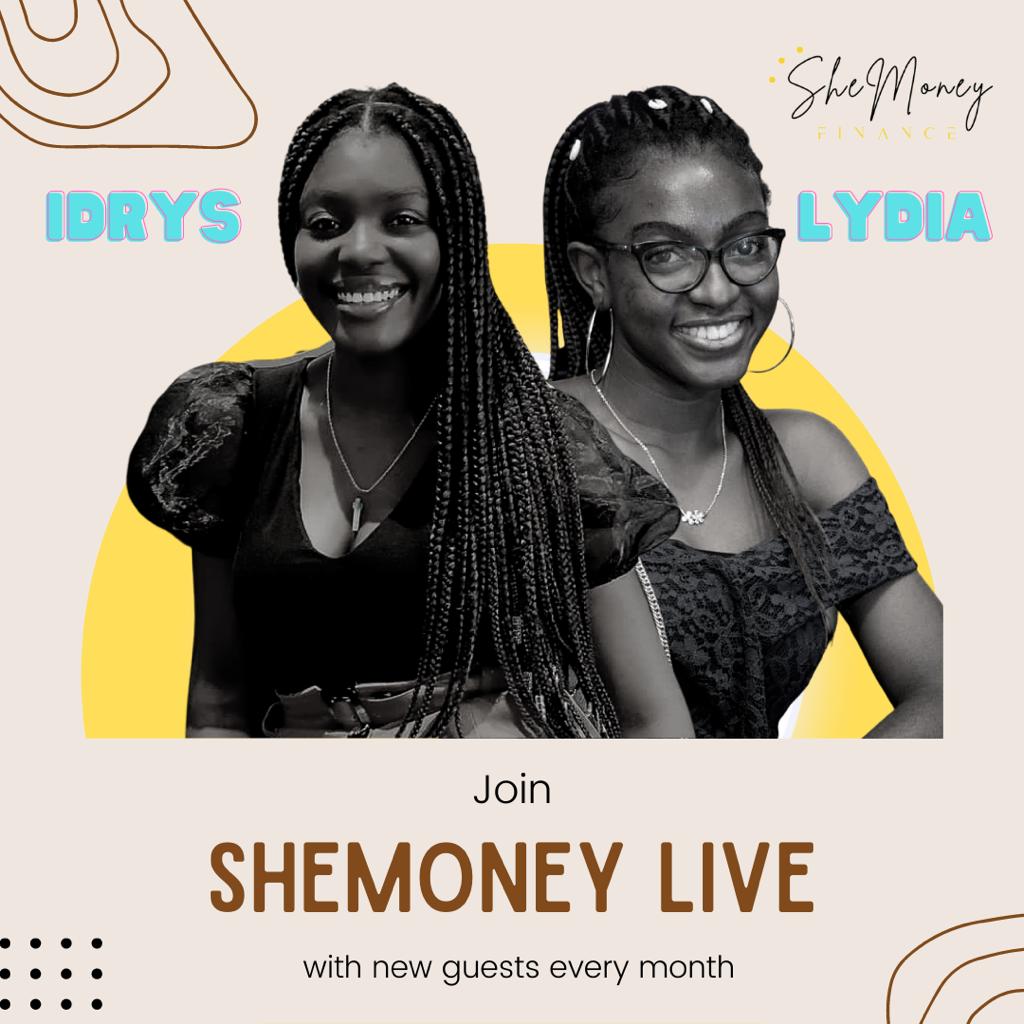 SheMoneyFinance's tweet photo. Exciting times ahead SheMoney Fam! 😌

SHE MONEY LIVE IS HERE!!💰💵

Learn about your finances as we speak to amazing people who are crushing their money goals!! 💪🏾

Join Idrys and Lydia every month with each existing guest!  (1/2) https://t.co/sLlIvkKrZG