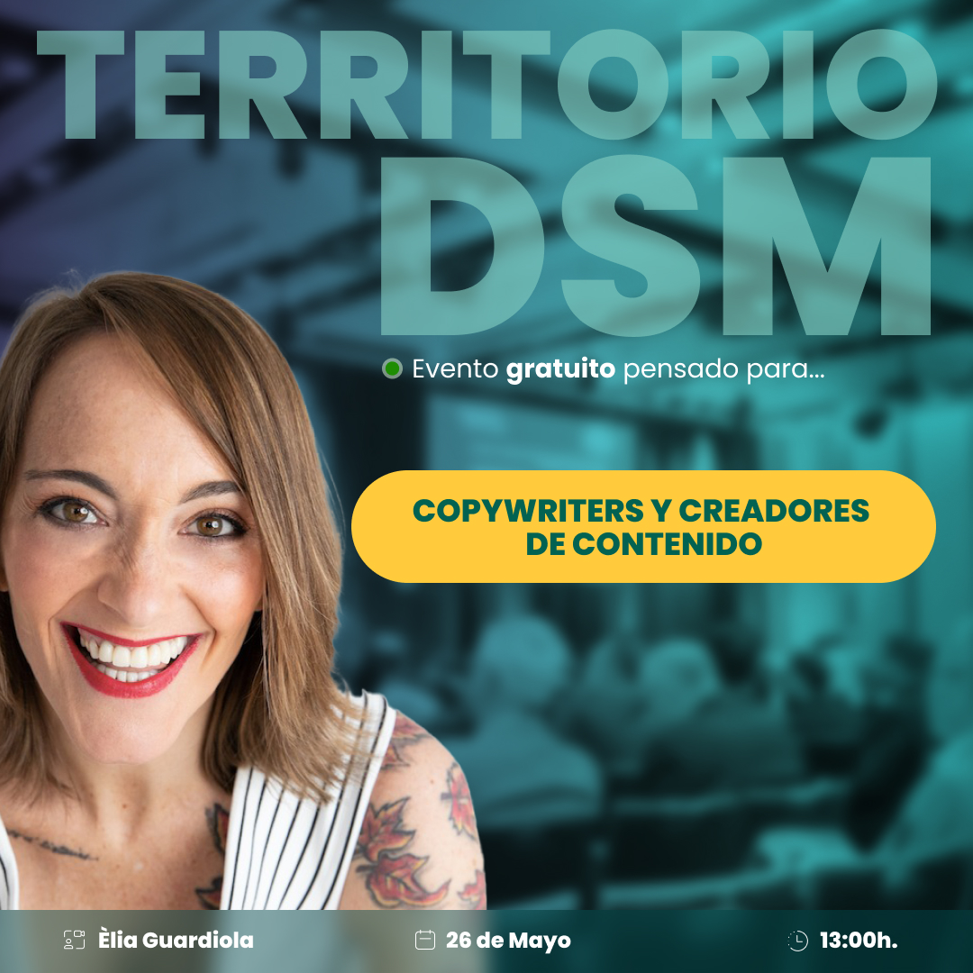 Los días 24, 25 y 26 de mayo llega #TerritorioDSM 😊
de mi amigo <a href="/marketingandweb/">Marketing and Web</a> <a href="/miguelfloro/">Miguel Florido</a>

El 26 de mayo hablaré sobre #Storytelling para conectar y vender más con tus emails. 😉

👉 Reserva tu plaza gratis marketingandweb.es/congreso-marke…

#emailmarketing #branding #marketingonline