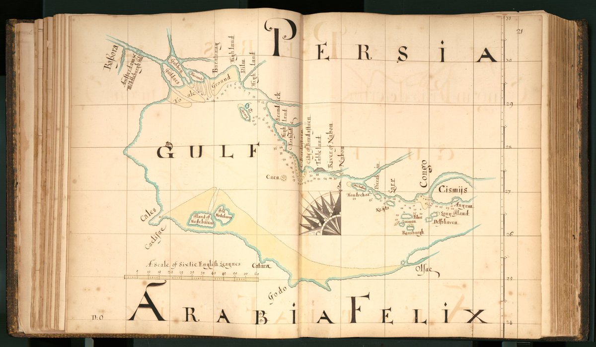 MedeaChartERC's tweet photo. William Hack, [c. 1690], Chart of the west part of the Persian Gulf.
#LibraryofCongress #medeachartdatabase #medievalhistory #medievalart #historyofart #ciuhct #fcul #historyofscience #museology #archives #medeachartproject #erc https://t.co/oJGksmtdHd https://t.co/5gE3uASn7X