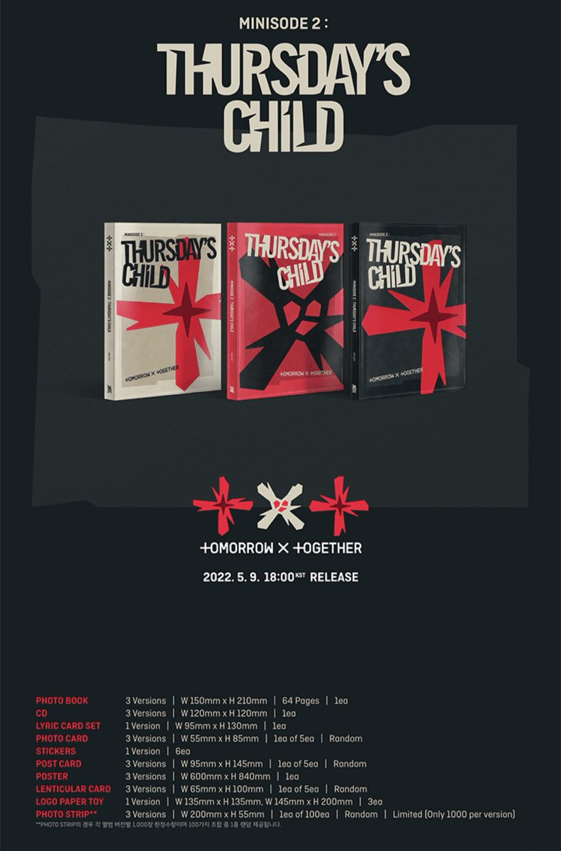 dreamntenZz's tweet photo. IC!
WTS | LFB | PH
TXT Minisode 2 Album (Sealed)
🏷 ₱555 <Random>
🏷 ₱1650 <Set>
🏷 Prio Payo | DOP: 3 days after OC
🏷 ETA: 1st - 2nd Week of June
🏷 MOP: GCASH | Bank Transfer
🏷 MOD: LBC | SCO | JNT https://t.co/TKmEi7EnKl