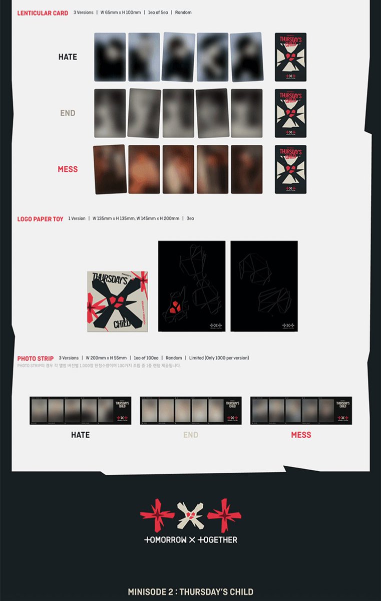 dreamntenZz's tweet photo. IC!
WTS | LFB | PH
TXT Minisode 2 Album (Sealed)
🏷 ₱555 <Random>
🏷 ₱1650 <Set>
🏷 Prio Payo | DOP: 3 days after OC
🏷 ETA: 1st - 2nd Week of June
🏷 MOP: GCASH | Bank Transfer
🏷 MOD: LBC | SCO | JNT https://t.co/TKmEi7EnKl