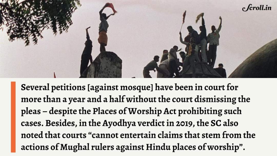 From Babri to Gyanvapi, how India’s courts have helped escalate Hindutva claims on mosques 

Rather than dismissing them under the Places of Worship Act, 1991, courts often allow petitions against mosques to fester, thus helping Hindutva politics

Undeclared Hindu Rashtra