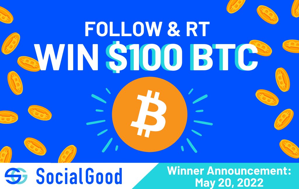 SocialGood_Inc's tweet image. RT for the chance to grow your #BTC stash!💰
Will you be the one to win the $100 worth of #Bitcoin?👀
We'll tag the lucky 17th #Giveaway winner on May 20!🍀

Want more #crypto? Download the app!
📲 socialgood.inc/?id=mwPN7i