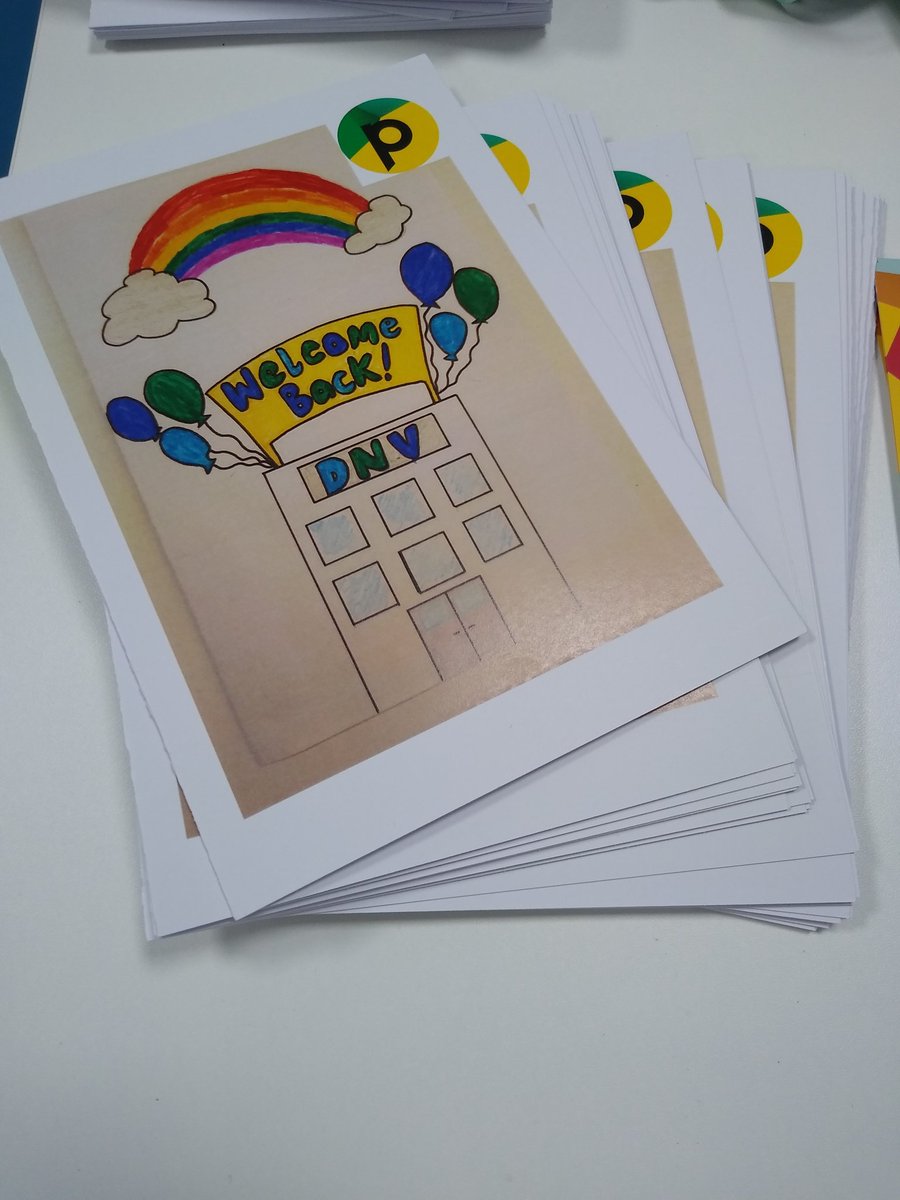 ProspectMids's tweet photo. Prospect Midlands onsite at DNV Loughborough, with our welcome back to the office cards. And we have cake! See us in the big kitchen until 2pm #joinprospect https://t.co/vNMtcnX1Wb