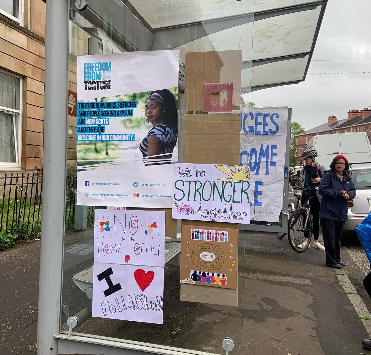 Pollokshields Development Agency (@pda_glasgow) on Twitter photo The Bus Stop @ Kenmure Street for the Festival of Resistance! Thanks to <a href="/GovanhillBaths/">Govanhill Baths</a> , <a href="/Poll_Trust/">Mr. Charles Martin</a> and everyone else that got involved! What a great day and proud moment for Pollokshields The Bus Stop @ Kenmure Street for the Festival of Resistance! Thanks to <a href="/GovanhillBaths/">Govanhill Baths</a> , <a href="/Poll_Trust/">Mr. Charles Martin</a> and everyone else that got involved! What a great day and proud moment for Pollokshields