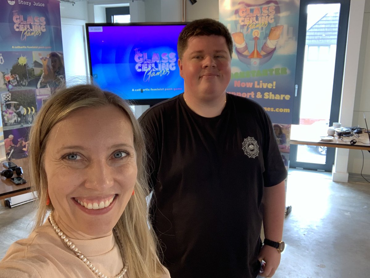 The Glass Ceiling Games (@glassceilingame) on Twitter photo We have a demo of the game for people to play <a href="/TheMarketHallUK/">TheMarketHall</a> today! Come and say HI to <a href="/hannahwood/">Hannah Wood (she/her)</a> and @msellis1703 ✊🤘🙌
And don’t forget to check out our Kickstarter too! kickstarter.com/projects/story…
#glassceilinggames #discoveryrooms #playtest We have a demo of the game for people to play <a href="/TheMarketHallUK/">TheMarketHall</a> today! Come and say HI to <a href="/hannahwood/">Hannah Wood (she/her)</a> and @msellis1703 ✊🤘🙌
And don’t forget to check out our Kickstarter too! kickstarter.com/projects/story…
#glassceilinggames #discoveryrooms #playtest