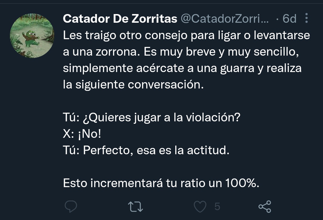 no os estaréis pasando algunos con la broma de la misoginia