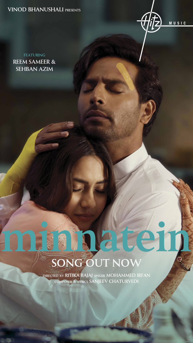 Md_Irfan17's tweet photo. Aapki #Minnatein puri hogayi 😉
Watch now : https://t.co/jHEaaQ5Xuk
Song out now on @HitzMusicoff
@reem__sameer8 @SehbanAzim @Md_Irfan17 @sanjeevcomposer @bajajritika @vinodbhanu @official_ist #AjayKeswani #sehreem https://t.co/kQRTcfUJ1v