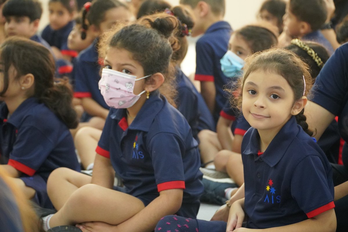 AIS_ELC's tweet photo. Our Executive Principal, Mr. Steve McLuckie had a fun and engaging story reading session with our ELC students where he read to them "Monkey Puzzle" and "Tabby McTab". #aisexecutivep #aisprimarysch #aiselc https://t.co/0RCUISukoY