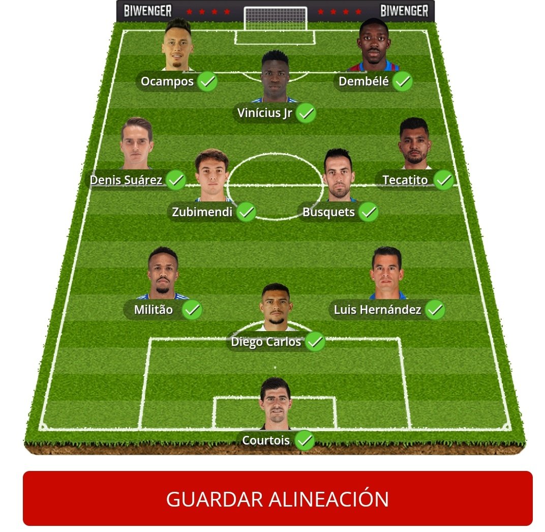 sergio_anton11's tweet photo. @biwenger una ayuda?
Banquillo:
Por:ter stegen
Def:David García, Alex Moreno
Mc:Rakitic, Alex Fdz, De Jong, Bryan Gil, Rafinha, Chukwueze
Dc:Cunha,Borja Iglesias https://t.co/0lxpCdp44g