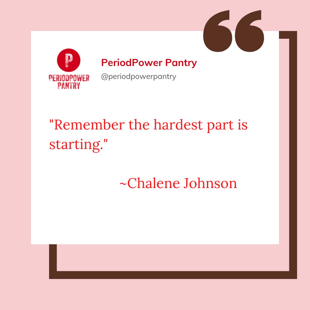 Wednesday Wisdom!
#periodpowerpantry #periodequity #periodsforall #womenshealthmatters #menstruationmatters #wednesdaywisdom #favoritequotes #periodpower
