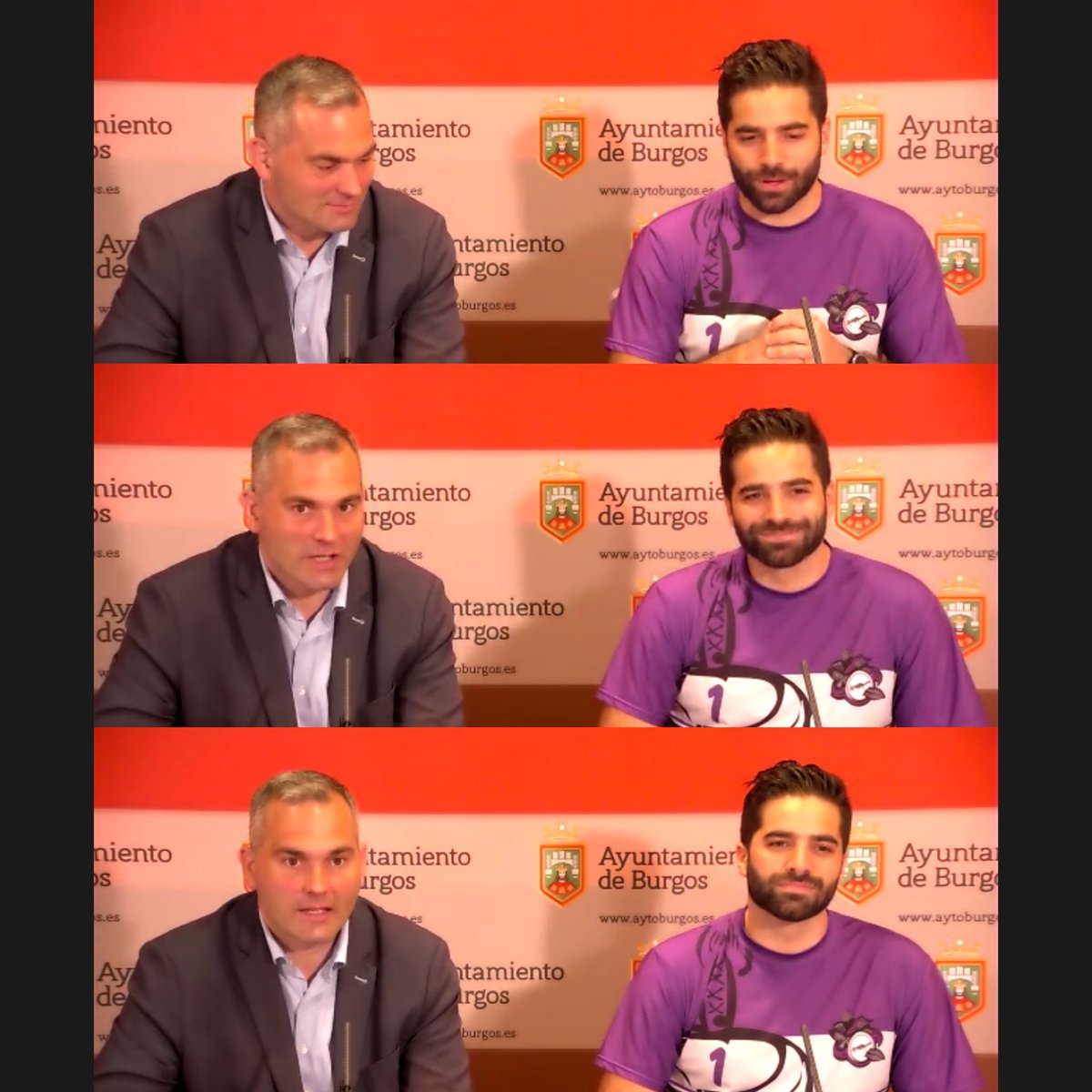 CIDBEE's tweet photo. Gracias al @Aytoburgos y al Concejal de Deportes @LeviMorenoPelez por dar cabida al Ultimate en Burgos. 
Nuestro presidente y entrenador @BaZoKorZ en la presentación del Campeonato de España de Ultimate Mixto de 1ª y 2ª División que se disputará el 4 y 5 de junio en Pallafría. https://t.co/lzteU5bNlh