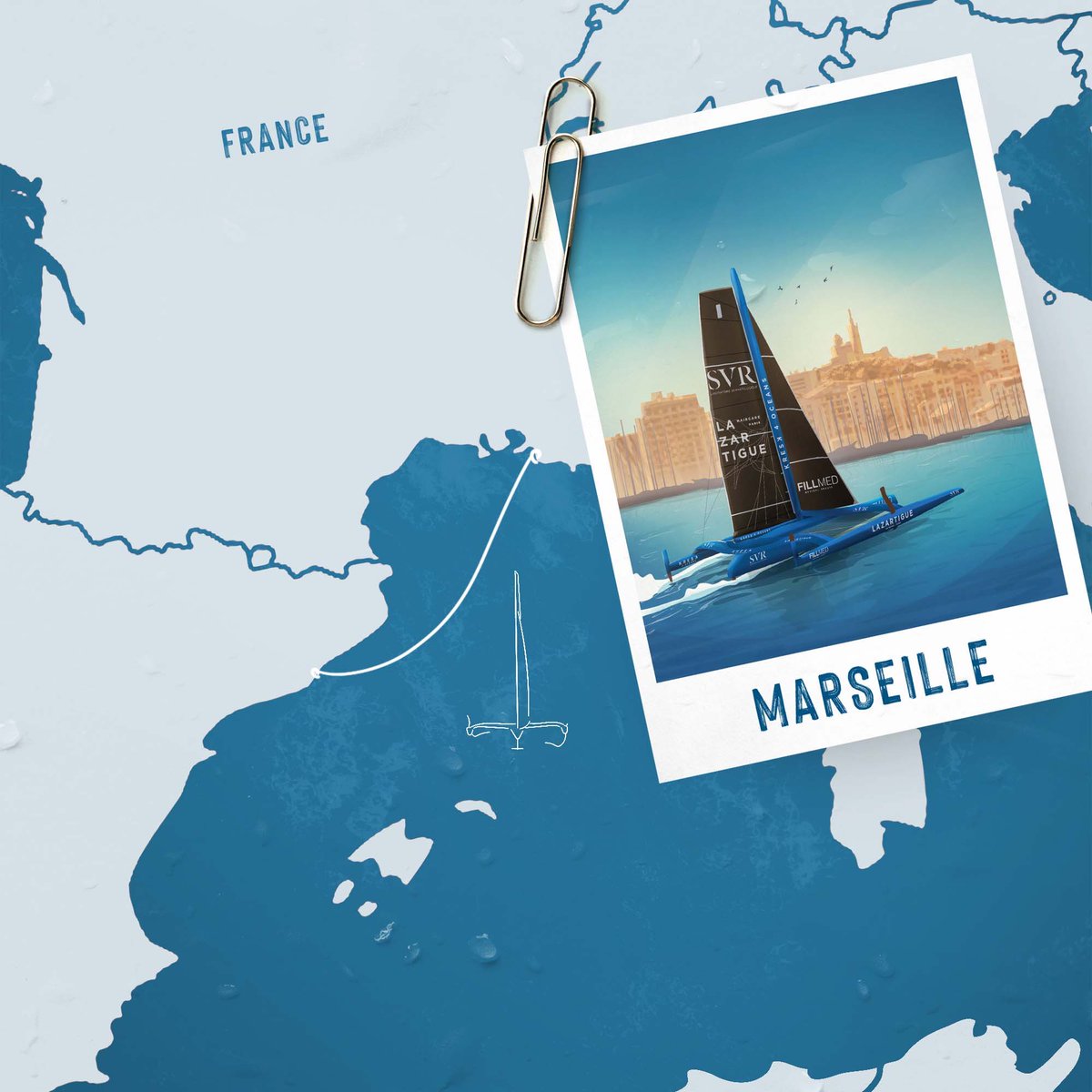 SVRLazartigue's tweet photo. [MARSEILLE]

18 au 22 mai ! Team en place ! 🙌

.
.
.
.
 #tourmed #Kresk4Oceans #groupekresk #courseaularge #trimaran #sailing @laperchetom @lazartigue_paris @laboratoire_svr @fillmed_laboratoires  @laboratoire_svr @lazartigue_paris @fillmed_laboratoires @francoisgabart https://t.co/f40A3W1Tjl