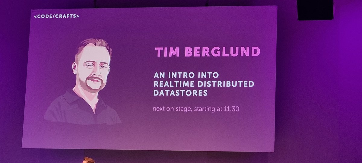 _Sony_C's tweet photo. And next @tlberglund in @CodeCraftsVie sharing with us his knowledge about Apache Pinot and how it can support to make Realtime analytics really fly! 🤩 Check out @ApachePinot! 👏 📊
#codecrafts #IT #ITworld #Tech #ApachePinot https://t.co/xPzVynAKMg