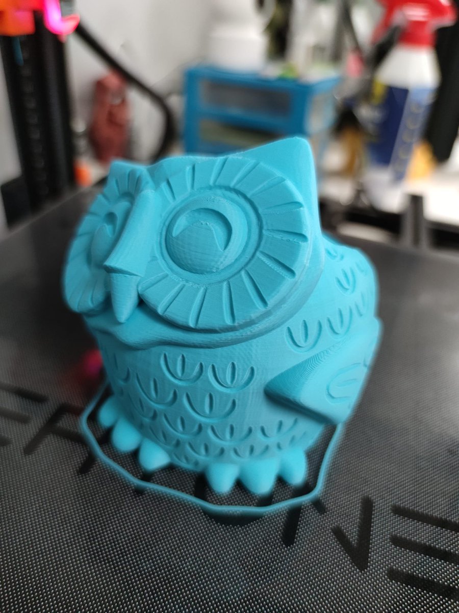songsoundear's tweet image. Printed on the Eryone Thinker SE by Romain OlCw BrYt.
Nozzle temperature: 205°C
Bed temperature: 60°C
Layer height: 0.16mm
speed 60

#eryone3d #eryonefilament #mattepla #plafilament
#teal #matte #3dprinter #3dprinting #tealpla #aquapla #thinkerse